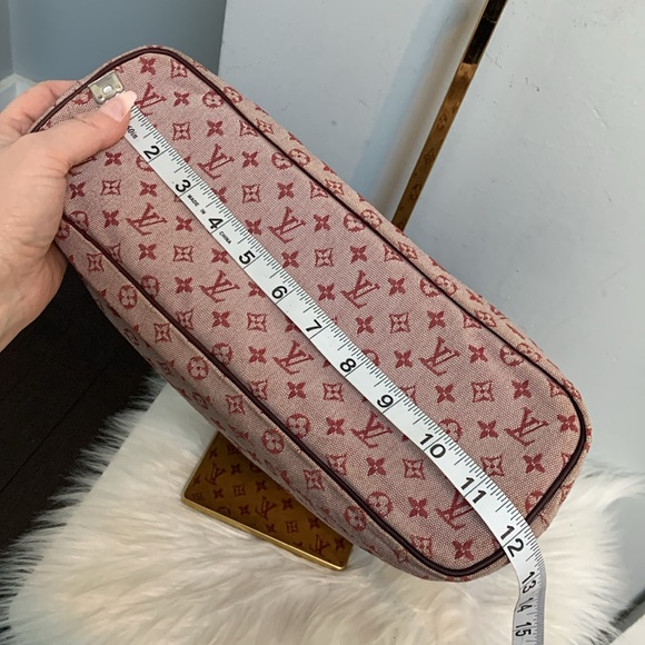 2003 authentic Louis Vuitton Lucille GM maroon and brown / tan shoulder bag - Picture 6 of 17